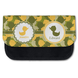 Rubber Duckie Camo Canvas Pencil Case w/ Multiple Names