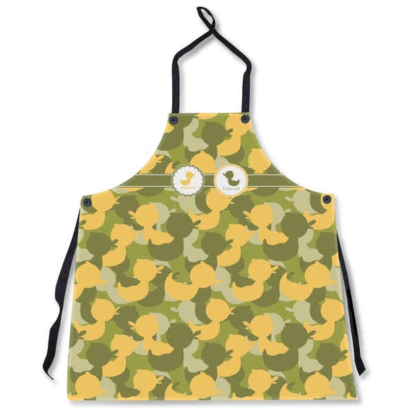 Custom Rubber Duckie Camo Apron Without Pockets w/ Multiple Names