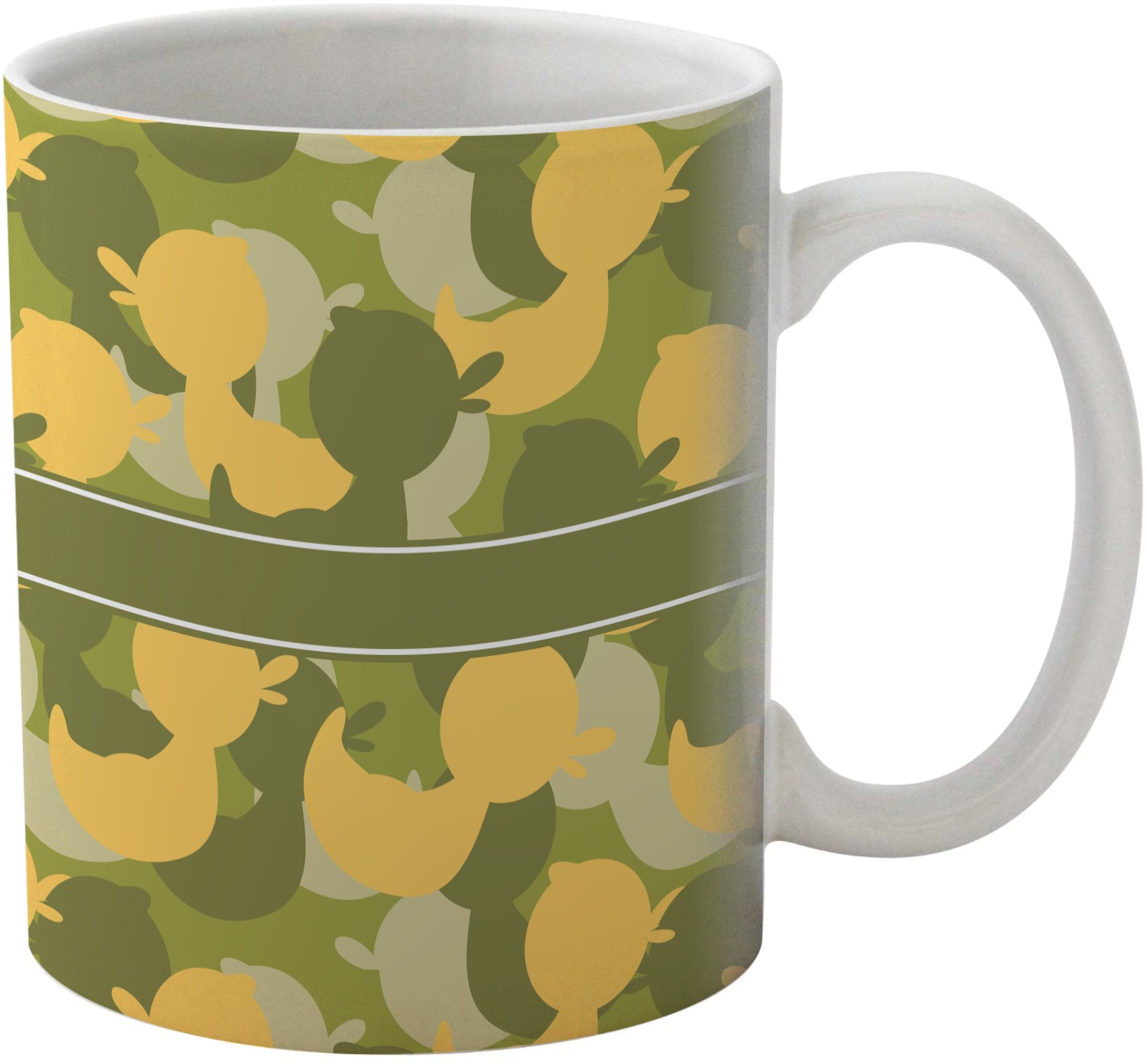 Rubber Duckie Camo Coffee Mug (Personalized) YouCustomizeIt