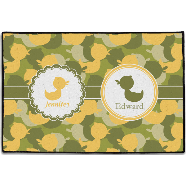 Rubber Duckie Camo Personalized Door Mat - 36x24 (APPROVAL)