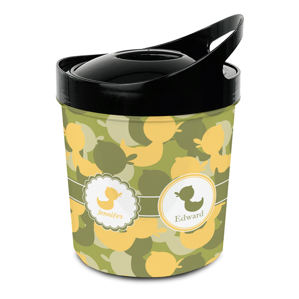 Custom Rubber Duckie Camo Plastic Ice Bucket (Personalized)