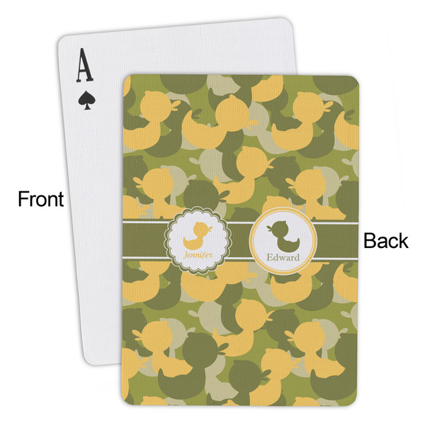 Rubber Duckie Camo Playing Cards - Approval