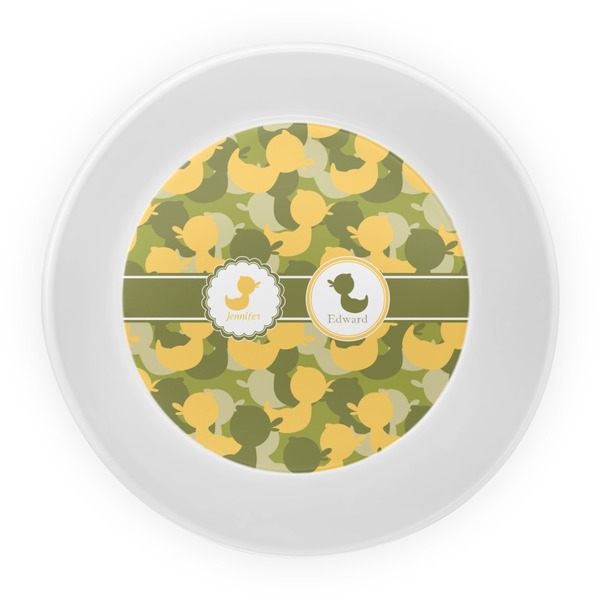 Rubber Duckie Camo Melamine Bowl - Center