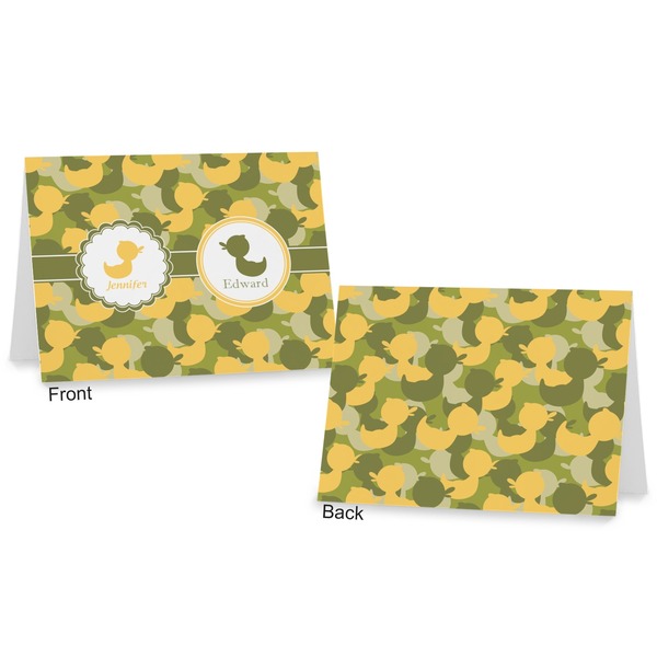 Rubber Duckie Camo Postcard - Front and Back