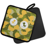 Rubber Duckie Camo Pot Holder w/ Multiple Names