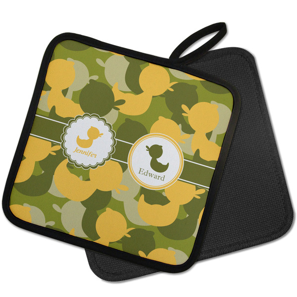 Rubber Duckie Camo Pot Holders - PARENT MAIN