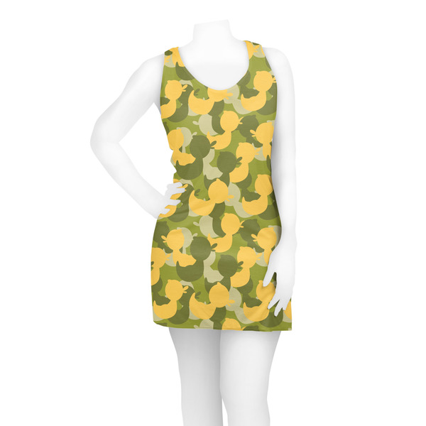 Rubber Duckie Camo Racerback Dress - On Model - Front