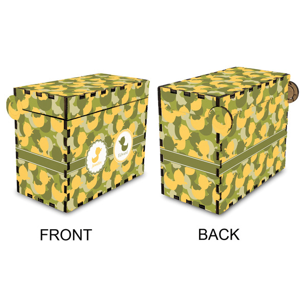 Rubber Duckie Camo Recipe Box - Full Color - Approval