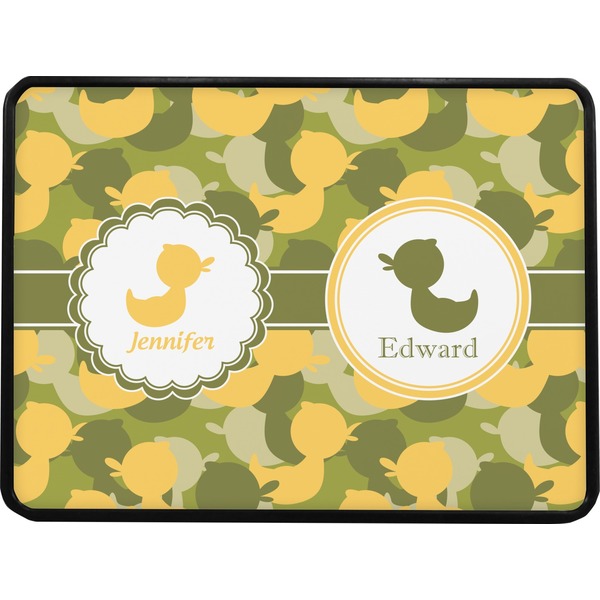 Rubber Duckie Camo Rectangular Car Hitch Cover w/ FRP Insert (Select Size)