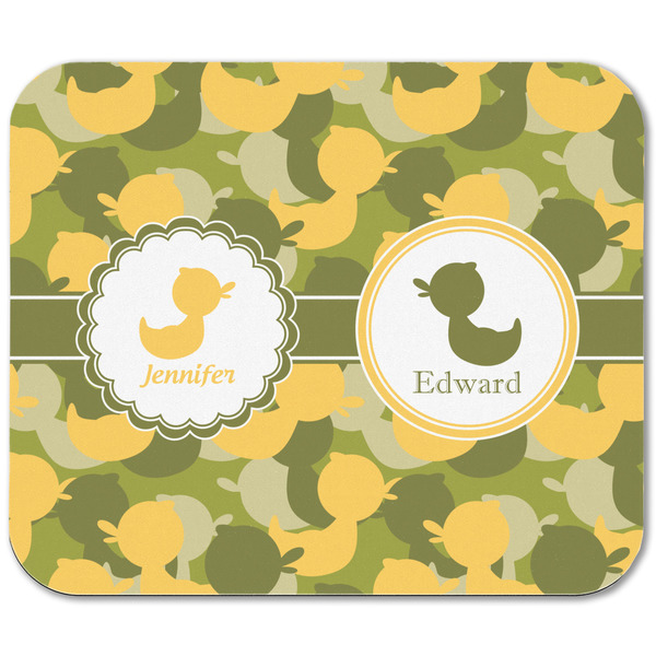 Rubber Duckie Camo Rectangular Mouse Pad - APPROVAL