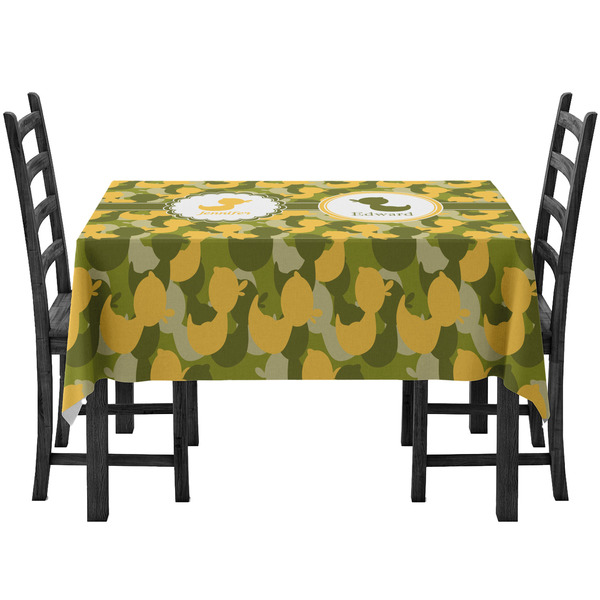 Custom Rubber Duckie Camo Tablecloth (Personalized)