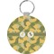 Rubber Duckie Camo Round Plastic Keychain (Personalized)