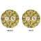 Rubber Duckie Camo Round Linen Placemats - APPROVAL (double sided)