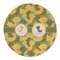 Rubber Duckie Camo Round Linen Placemat (Personalized)