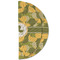 Rubber Duckie Camo Round Linen Placemats - HALF FOLDED (double sided)