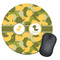 Rubber Duckie Camo Round Mouse Pad