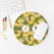 Rubber Duckie Camo Round Mousepad - LIFESTYLE 2