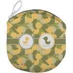 Rubber Duckie Camo Round Coin Purse (Personalized)