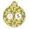 Rubber Duckie Camo Round Pet ID Tag - Large - Front