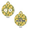 Rubber Duckie Camo Round Pet Tag - Front & Back