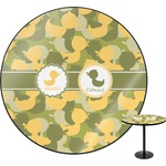 Rubber Duckie Camo Round Table - 24" (Personalized)