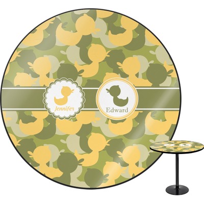 Rubber Duckie Camo Round Table (Personalized)