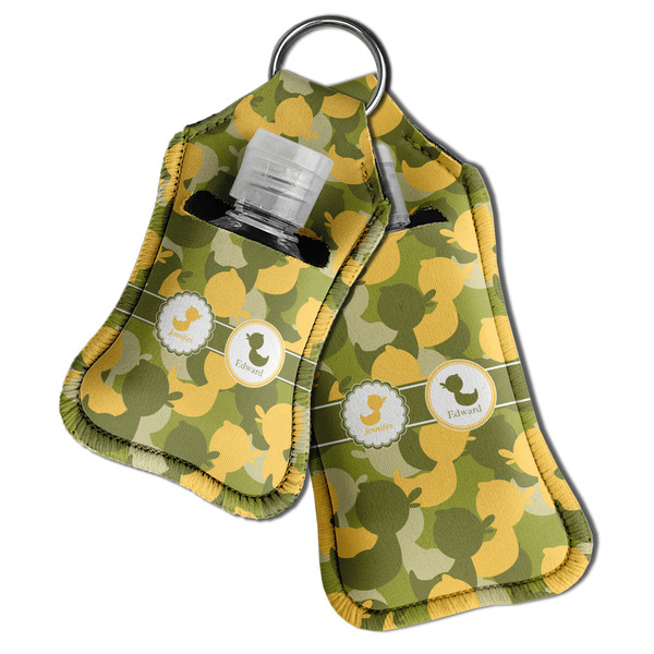 Rubber Duckie Camo Sanitizer Holder Keychain - Both in Case (PARENT)