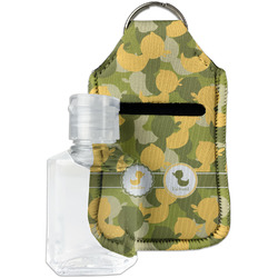 Rubber Duckie Camo Hand Sanitizer & Keychain Holder - Small (Personalized)