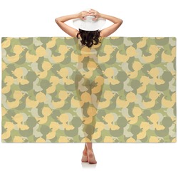 Rubber Duckie Camo Sheer Sarong (Personalized)