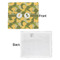 Rubber Duckie Camo Security Blanket - Front & White Back View