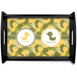 Rubber Duckie Camo Wooden Tray (Personalized)