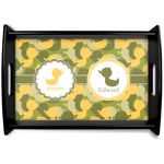 Rubber Duckie Camo Wooden Tray (Personalized)