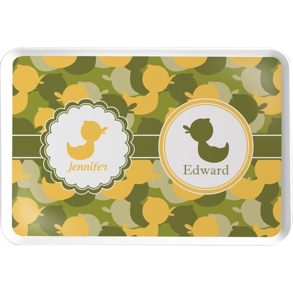 Custom Rubber Duckie Camo Serving Tray (Personalized)