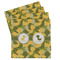 Rubber Duckie Camo Set of 4 Sandstone Coasters - Front View