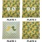 Rubber Duckie Camo Set of Square Dinner Plates (Approval)