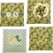 Rubber Duckie Camo Set of Square Dinner Plates