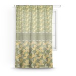 Rubber Duckie Camo Sheer Curtains (Personalized)