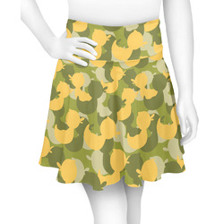 Rubber Duckie Camo Skater Skirt - X Small (Personalized)