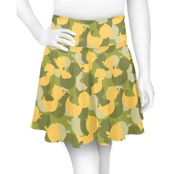 Custom Rubber Duckie Camo Skater Skirt - 2X Large