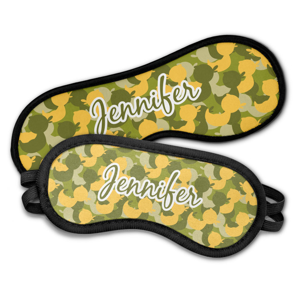 Rubber Duckie Camo Sleeping Eye Masks - PARENT