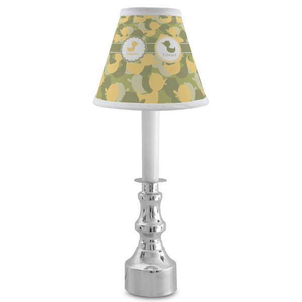 Rubber Duckie Camo Small Chandelier Lamp - LIFESTYLE (on candle stick)