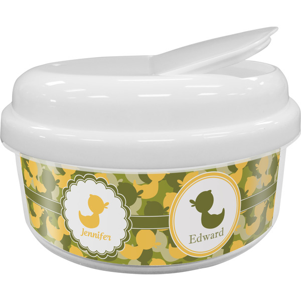 Custom Rubber Duckie Camo Snack Container (Personalized)