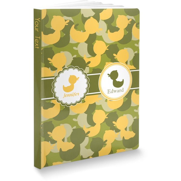 Custom Rubber Duckie Camo Softbound Notebook (Personalized)