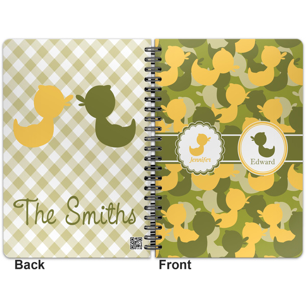 Rubber Duckie Camo Spiral Journal 7 x 10 - Apvl