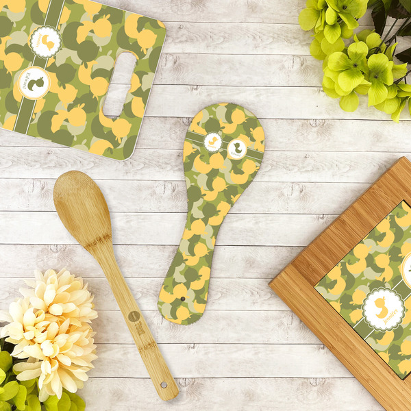 Rubber Duckie Camo Spoon Rest Trivet - LIFESTYLE