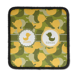 Rubber Duckie Camo Iron On Square Patch w/ Multiple Names