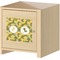 Rubber Duckie Camo Square Wall Decal on Wooden Cabinet