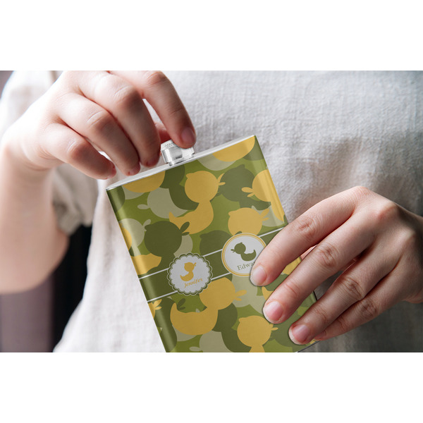 Rubber Duckie Camo Stainless Steel Flask - LIFESTYLE 1