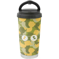Rubber Duckie Camo Stainless Steel Coffee Tumbler (Personalized)