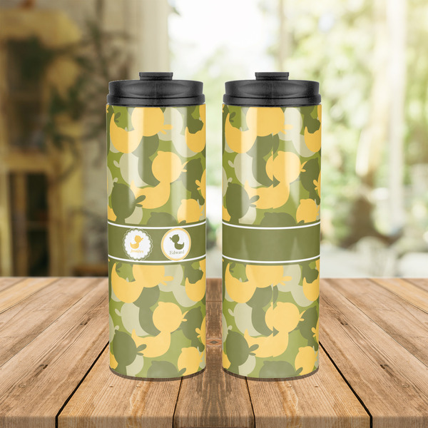 Rubber Duckie Camo Stainless Steel Tumbler - Lifestyle